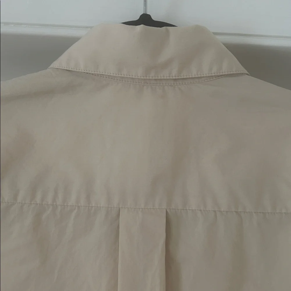 TWP Boyfriend Shirt light khaki, size XS - Picture 4 of 4